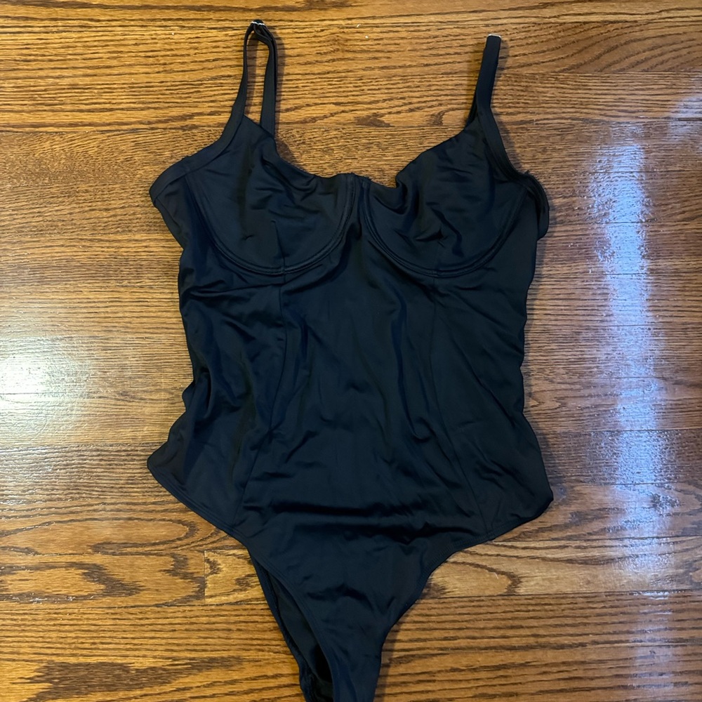 Free Society Black One-Piece Swimsuit
